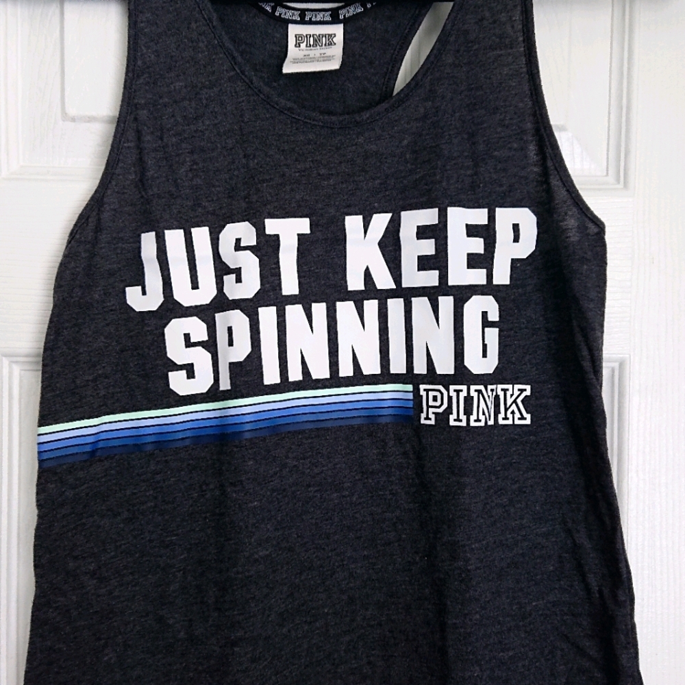 PINK Victoria's Secret cotton racerback tank